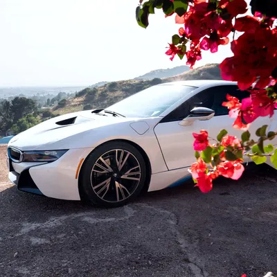 Luxury car Mykonos - BMW i8 - we deliver the car anywhere in Mykonos.