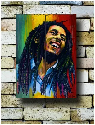 Картины: Боб Марли Bob Marley в интернет-магазине Ярмарка Мастеров по цене  2550 ₽ – QGF1SBY | Картины, Москва - доставка по России