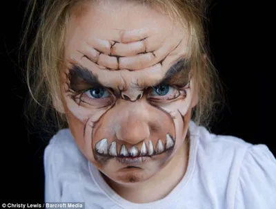 Купить EELHOE Хэллоуин черно-белый бодиарт бодиарт вампир зомби скелет лицо  спецэффекты макияж живопись с кистью | Joom