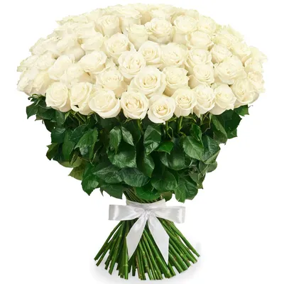 1️⃣ Букет из 25 белых роз – заказать с доставкой в Алматы