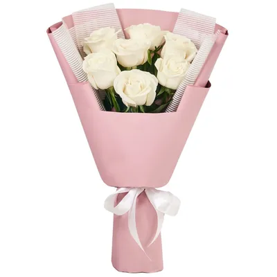 Заказать \"Букет белых роз\" | Цветули - уникальный сервис по доставке цветов  без накруток и посредников в городе Бийск