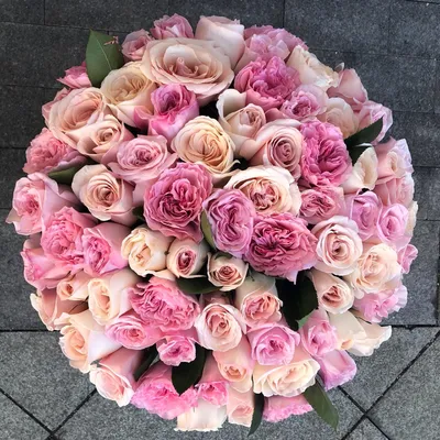 Букет розовых роз Новия | доставка по Москве и области