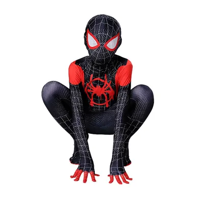 Черный костюм Человека-паука из мультфильма \"Человек-паук: Через вселенные\"