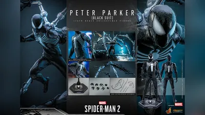 Скачать Marvel's Spider-Man \"Черный костюм симбиота из Marvel's Spider-Man  2\" - Скины