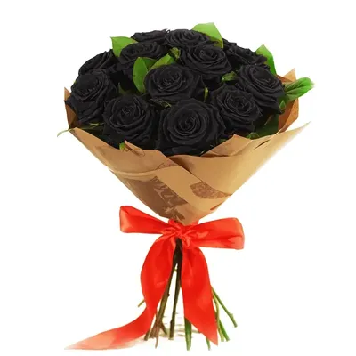 Букет из 7 чёрных роз» - купить в Волгограде за 4 070 руб
