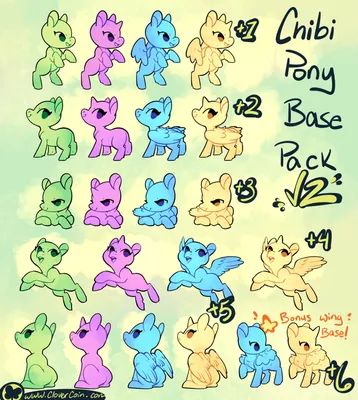 Chibi Pony YCH Open by CookieDoArt -- Fur Affinity [dot] net