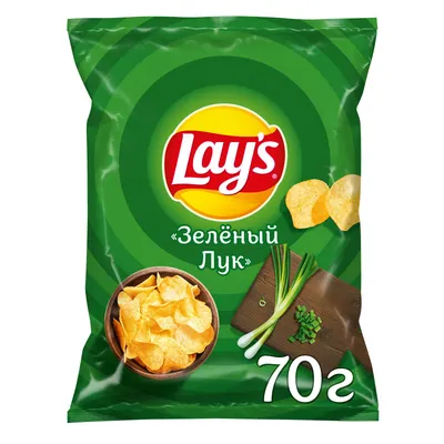 Чипсы картофельные Lays со вкусом молодого зеленого лука, 70г - купить с  доставкой в Тюмени в Перекрёстке