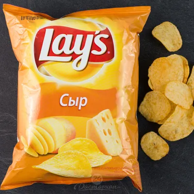 Чипсы Lays сыр 80г из раздела Чипсы, снеки