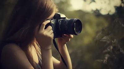 женщина фотографирует с Dslr, просто картинка фон картинки и Фото для  бесплатной загрузки