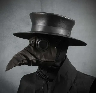 Птица киви в маске чумного доктора…» — создано в Шедевруме