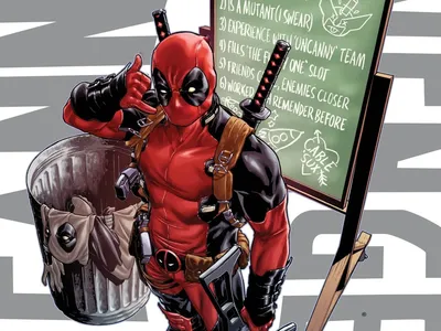 Купить фигурка Дэдпул Deadpool (подвижная, оружие, подставка, 16 см), цены  на Мегамаркет