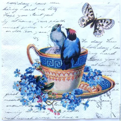 Декупаж | Vintage bird illustration, Bird illustration, Bird prints