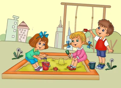 Дети играют в песочнице стоковое фото. изображение насчитывающей малыш -  159428922