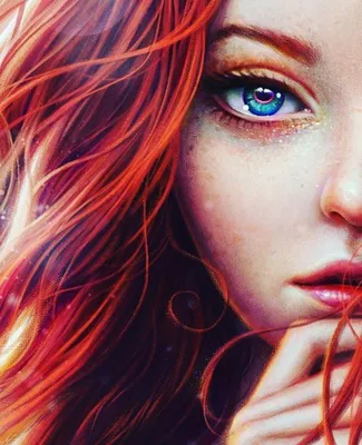 Девушка с длинными красавицами рыжими волосами улыбается камере Стоковое  Изображение - изображение насчитывающей мило, потеха: 158176829