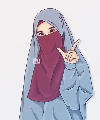 Картинки девушек в хиджабе - 83 фото