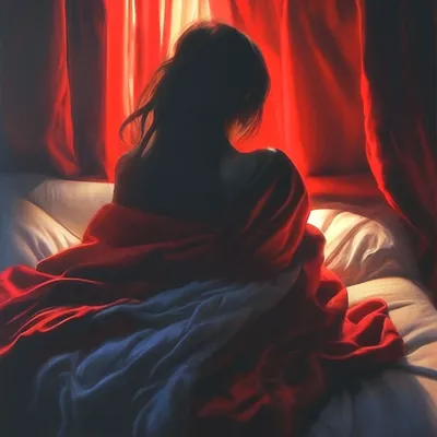 Спать девушка в кровати видит мечты Стоковое Изображение - изображение  насчитывающей думайте, детство: 102225289