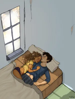 Девушка и парень спят вместе в обнимку — Авы и картинки