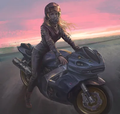 Картинки девушка, мотоцикл, проф фото, александр исаев, девушка с мотоциклом  - обои 1920x1080, картинка №295711