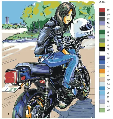 Девушки с мотоциклом - красивые фото