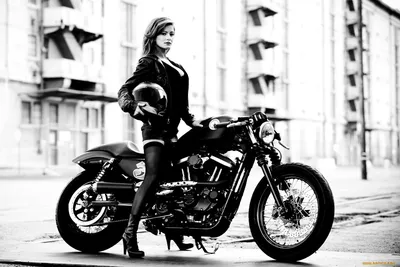 Картинка Девушка на мотоцикле Kawasaki ZX-14 » Девушки и мотоциклы » Девушки  » Картинки 24 - скачать картинки бесплатно