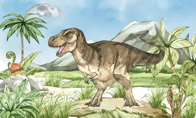 Мультяшный динозавр 3D модель. Бесплатная загрузка. | Creazilla