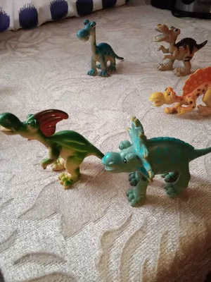 БУДУ ИГРАТЬ Фигурки игрушечных мультяшных динозавров