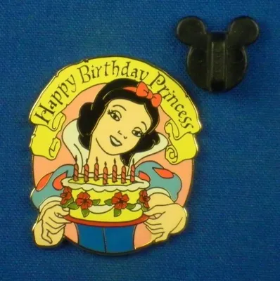 Snow White Happy Birthday Princess Cake Candles Disney Pin # 30600 | eBay