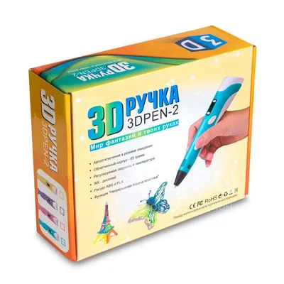 3Д ручка 3D PEN-2 с LCD дисплеем и регулировкой температуры нагрева  пластика доставка 80 рублей — купить в Красноярске. Состояние: Новое. 3D  принтеры, 3D ручки и комплектующие на интернет-аукционе Au.ru