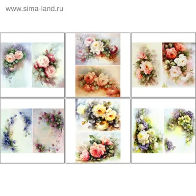 винтажные розы для декупажа Стоковое Изображение - изображение  насчитывающей пятно, пурпурово: 215808825