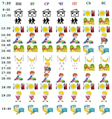 Обучающий плакат \"Распорядок дня\", А2, 44х60 см, Картон - купить с  доставкой по выгодным ценам в интернет-магазине OZON (269118067)