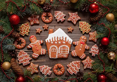 ИМБИРНЫЕ ПЕЧЕНЬЯ ИЛИ ПРЯНИКИ 🦋⛄️ новогоднее и рождественское лакомство 🍪  - рецепт автора Оксана 🍓