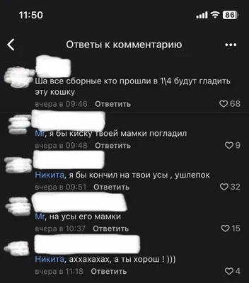 Типичные комменты в ВК | Пикабу