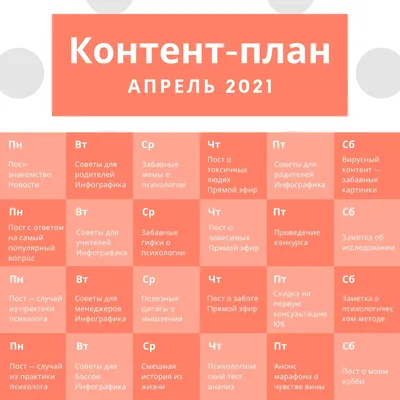 Что такое контент-план и как его составить: 35 шаблонов – Canva