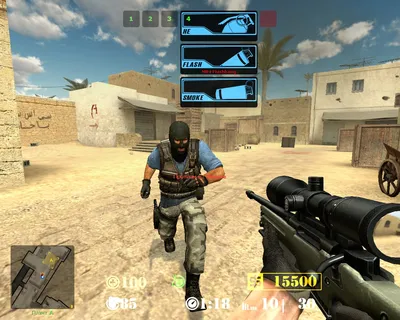 Скачать Counter-Strike: Source \"HD Mod CSS v.34\" - Геймплей