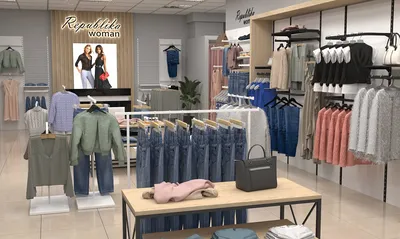 Торговое оборудование для магазина женской одежды купить в Минске - цена