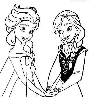 Раскраска Холодное сердце | Раскраски Холодное сердце (Frozen coloring  pages). Раскраска Холодное сердце