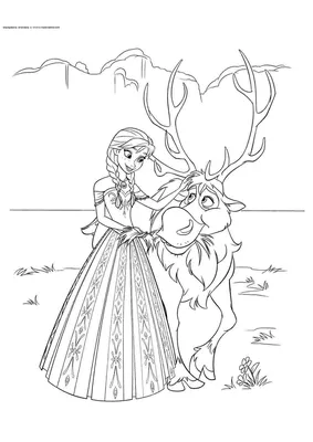 Раскраска Холодное сердце | Раскраски Холодное сердце (Frozen coloring  pages). Раскраска Холодное сердце