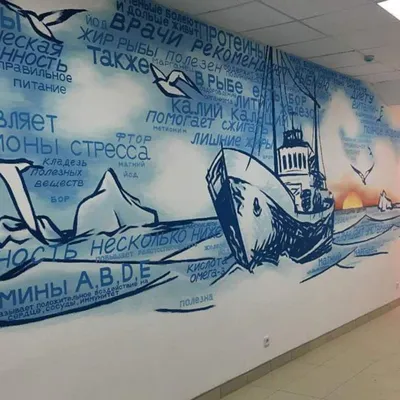 Роспись стен в детской: граффити, аэрография, кисти. Москва и МО.