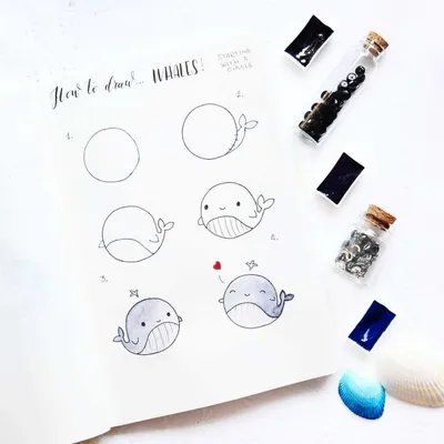 Иллюстрация страницы скетчбука 1 в стиле скетчи | Illustrators.ru
