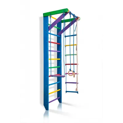 Детская веревочная лестница деревянная подвесная 130 х 30 см для спортивного  уголка (ID#1445729743), цена: 175.11 ₴, купить на Prom.ua