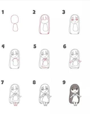 Рисунки аниме для срисовки | Anime art girl, Manga drawing, Character art
