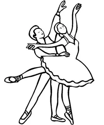 Рисунки балерин для срисовки