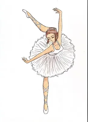 Как нарисовать балерину (53 фото) - поэтапные мастер-классы для начинающих  | Рисунок балерины, Милые рисунки, Предварительный набросок
