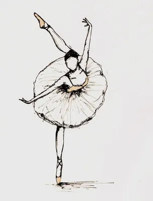 Картинки балерины для срисовки - 84 фото
