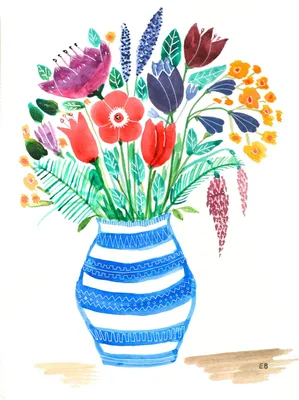 Картинки весенние цветы в вазе (69 фото) » Картинки и статусы про  окружающий мир вокруг