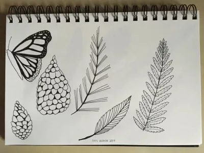 Картинки для срисовки в скетчбук карандашом (100 рисунков)
