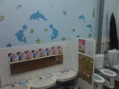 Сантехнические перегородки детские, для туалета в детском саду