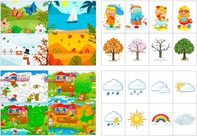 Обучающие календари природы в детском саду