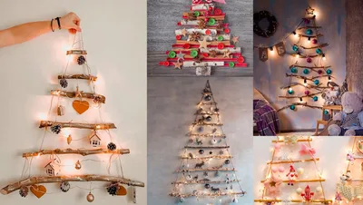▷ Идеи новогодней украшения комнаты с заснеженными елками BonaDi - Ищи  вдохновение в АРС для Рождественского декорирования дома и квартиры