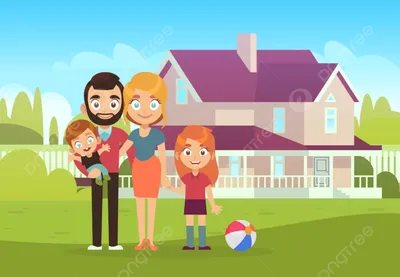 Дом Семья Дизайн - Бесплатная векторная графика на Pixabay - Pixabay